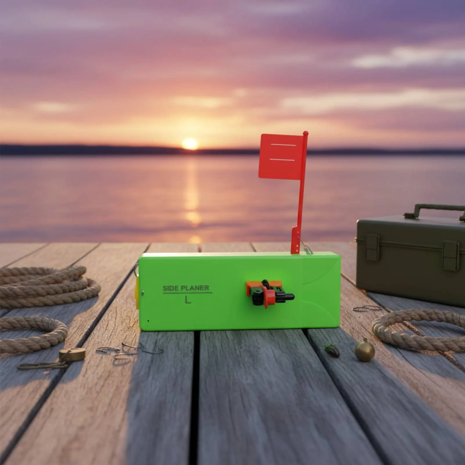 

Side Clip Planer Board Sturdy Offshore Planer Board Heavy Tension Snap Clip Portable Fishing Gear Easy to Use for Trolling