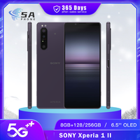 Original Sony Xperia 1 II 1ii XQ-AT51 XQ-AT52 5G Mobile Phone NFC 128GB/256GB 6.5'' 12MP+8MP Snapdragon 865 Octa Core SmartPhone