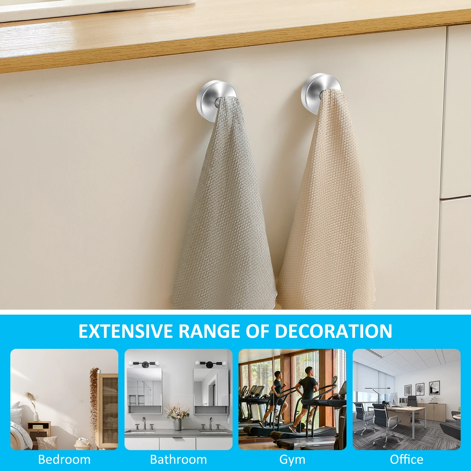 4PCS Suction Cup Hooks Wall Hook Hanger Glass Kitchen Bathroom Sucker Hanging Hooks Vacuum Cup Hanger For Towel Rags