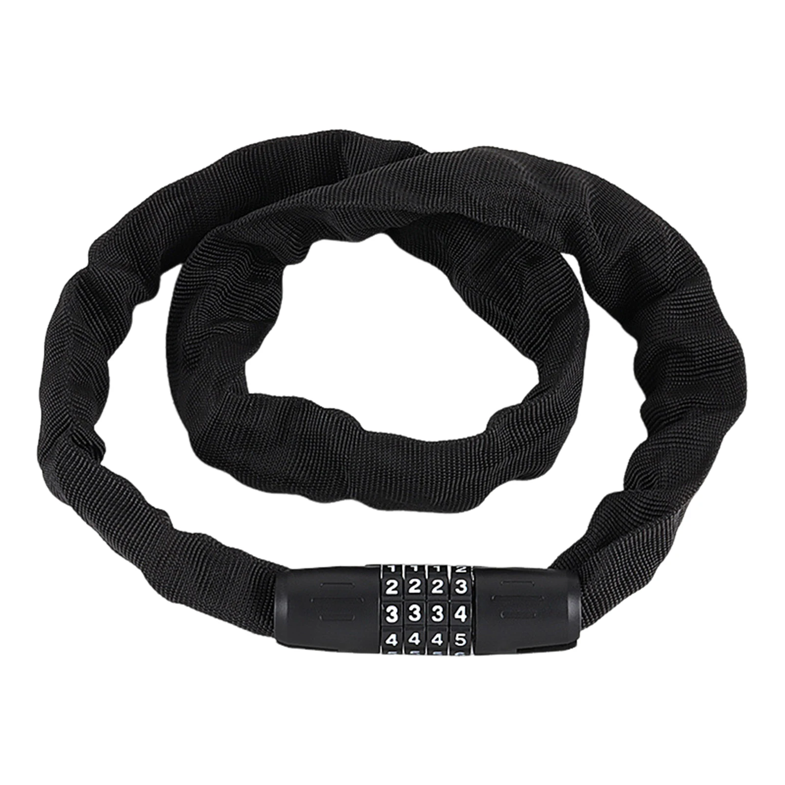 

Bicycle Password Chain Lock Thickened Anti Theft Portable Bike Lock For Mountain Road Electric Bikes