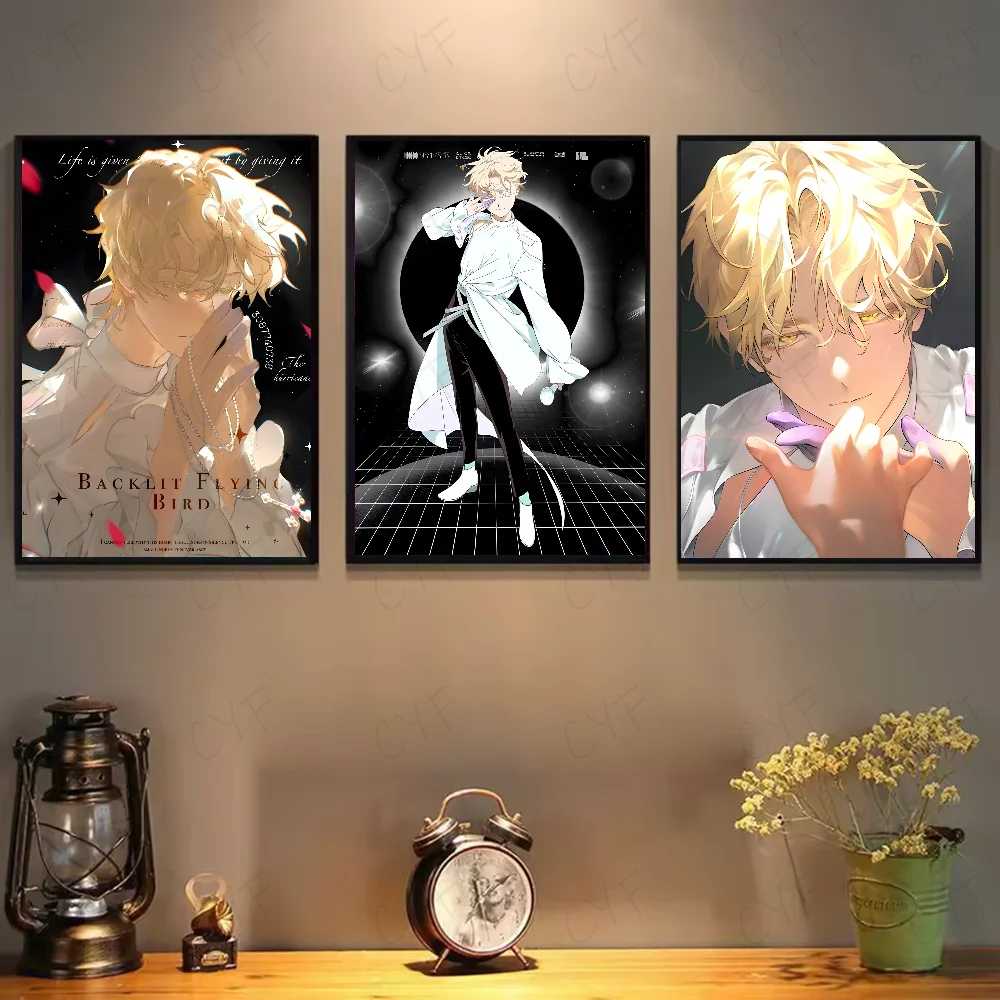 الغريبة المرحلة لوكا أنيمي المشارك HD الفن لزجة جدار مقاوم للماء غرفة المعيشة المنزلي غرفة نوم بار الديكور الجمالي