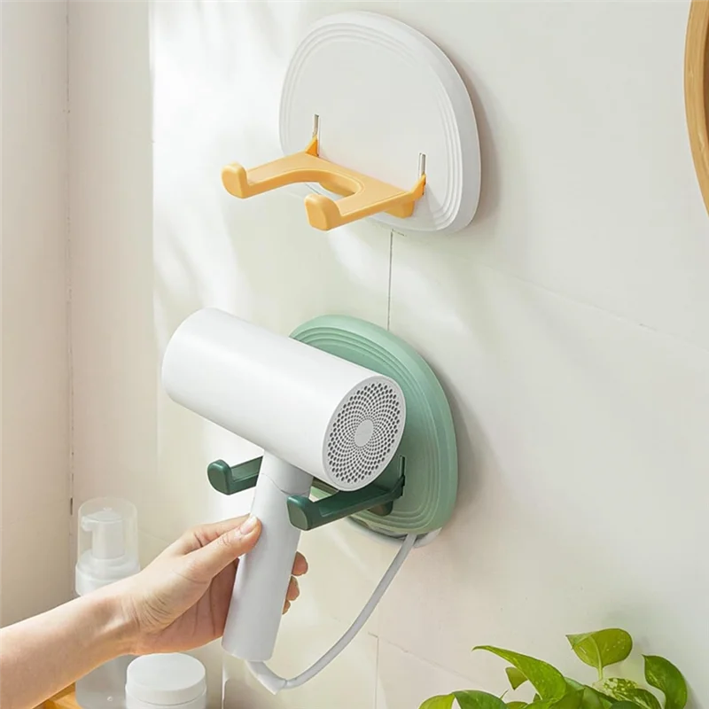 

B84B-Wall Mounted Hair Dryer Holder,Hair Dryer Rack,Hair Dryer Hair Dryer Storage Shelf,Wall Mounted Hair Dryer Shelf