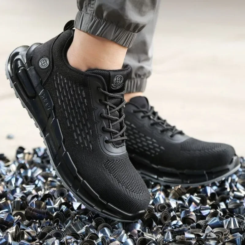DurableLabor Insurance Shoes Smash-proof Puncture-proof Steel Baotou Lightweight Soft Bottom Breathable And Deodorant