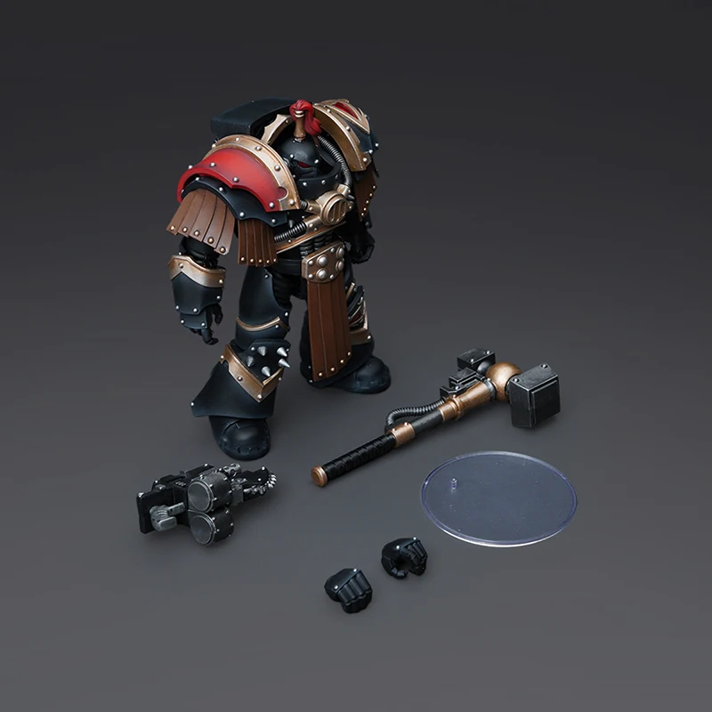 JOYTOY Warhammer The Horus Heresy Sons of Horus Justaerin Terminator Squad Justaerin مع مطرقة الرعد 1:18 شخصية الحركة