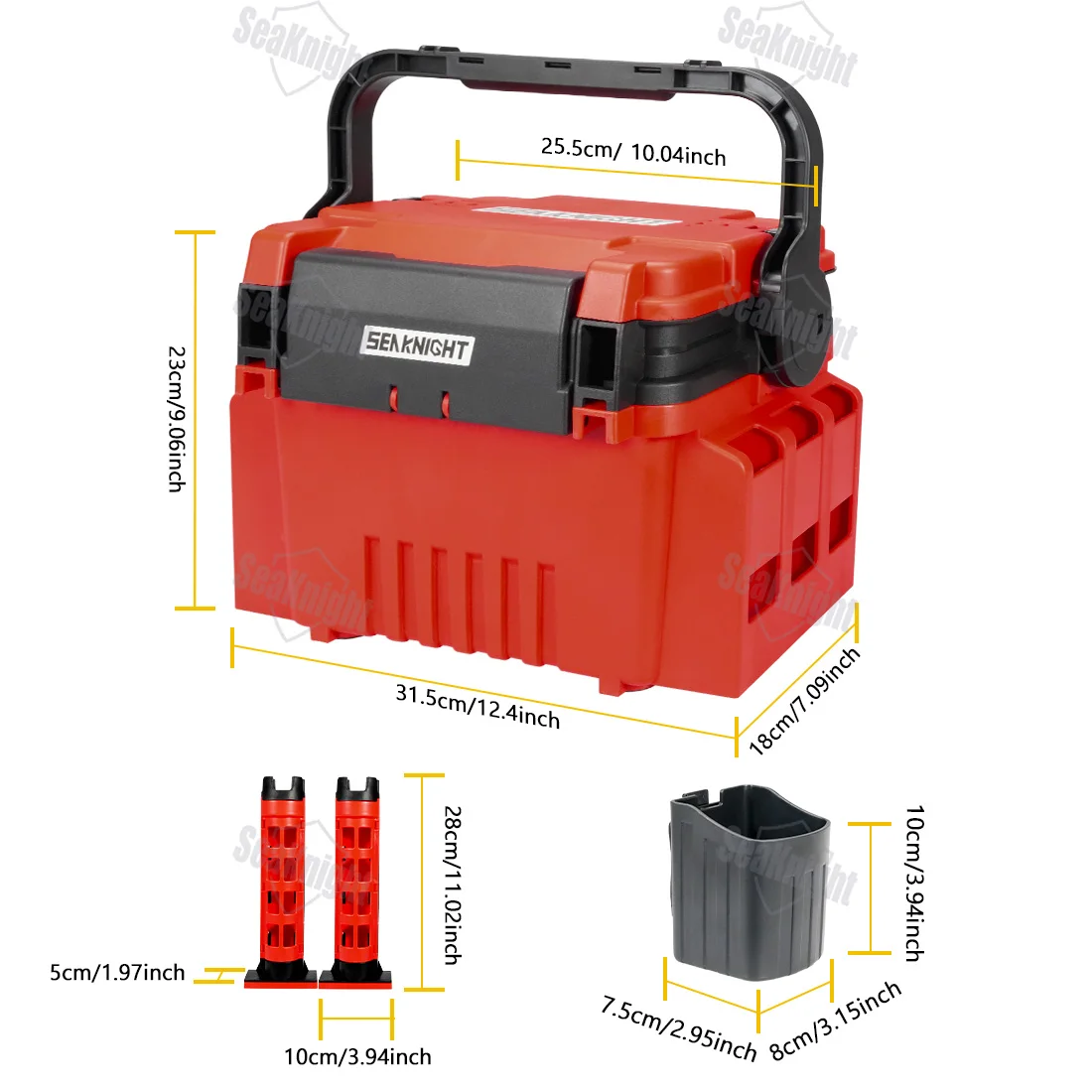 SeaKnight Caja de almacenamiento para aparejos de pesca resistente - imagen 2
