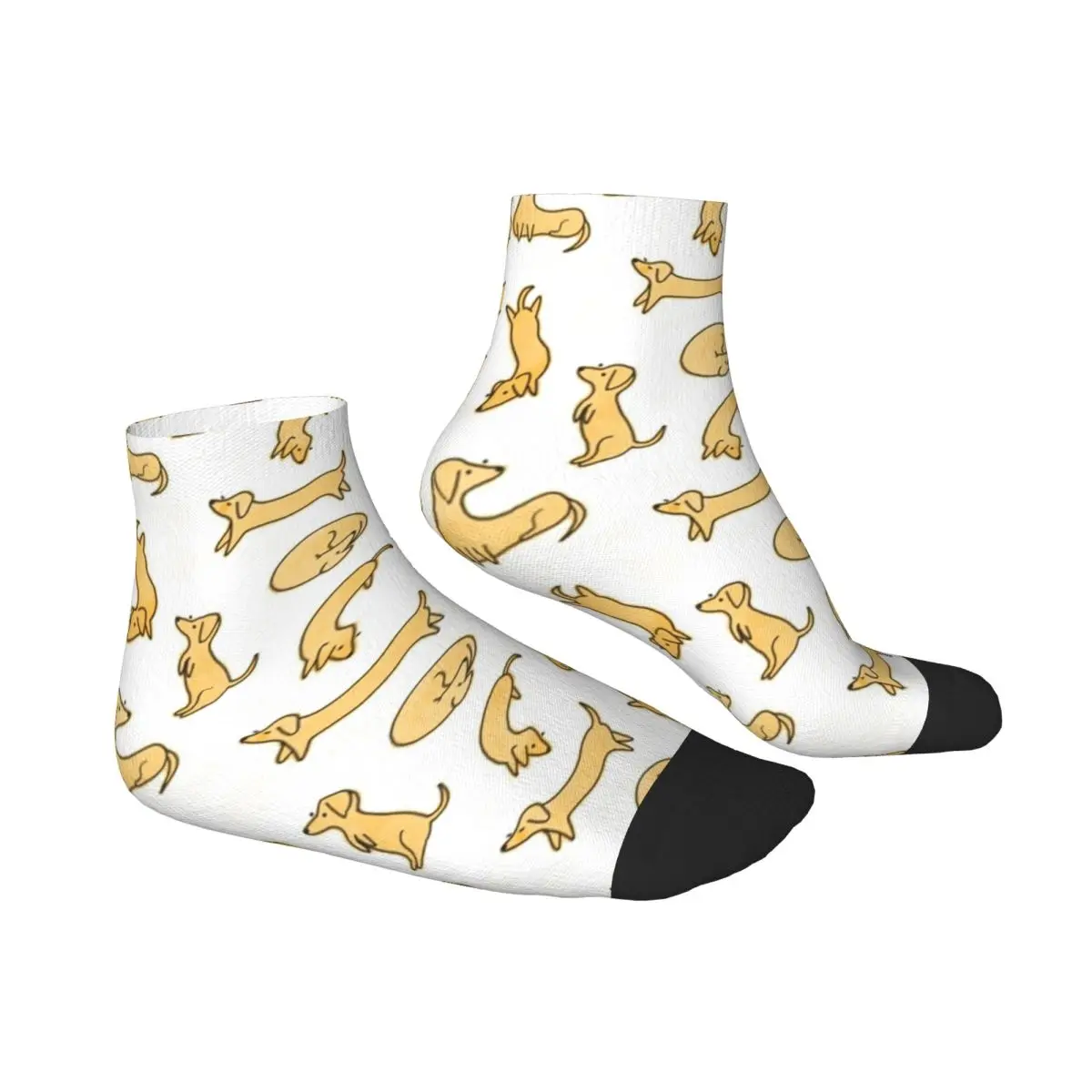 Calcetines de perro salchicha Harajuku medias súper suaves calcetines para todas las estaciones accesorios para regalo de cumpleaños Unisex