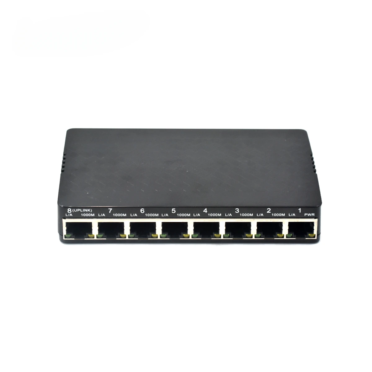 Reverse Poe Gigabit Ethernet Switch, 8 Port, 1000m, Supports VLAN Poe in Out, FTTH Home User and ONU