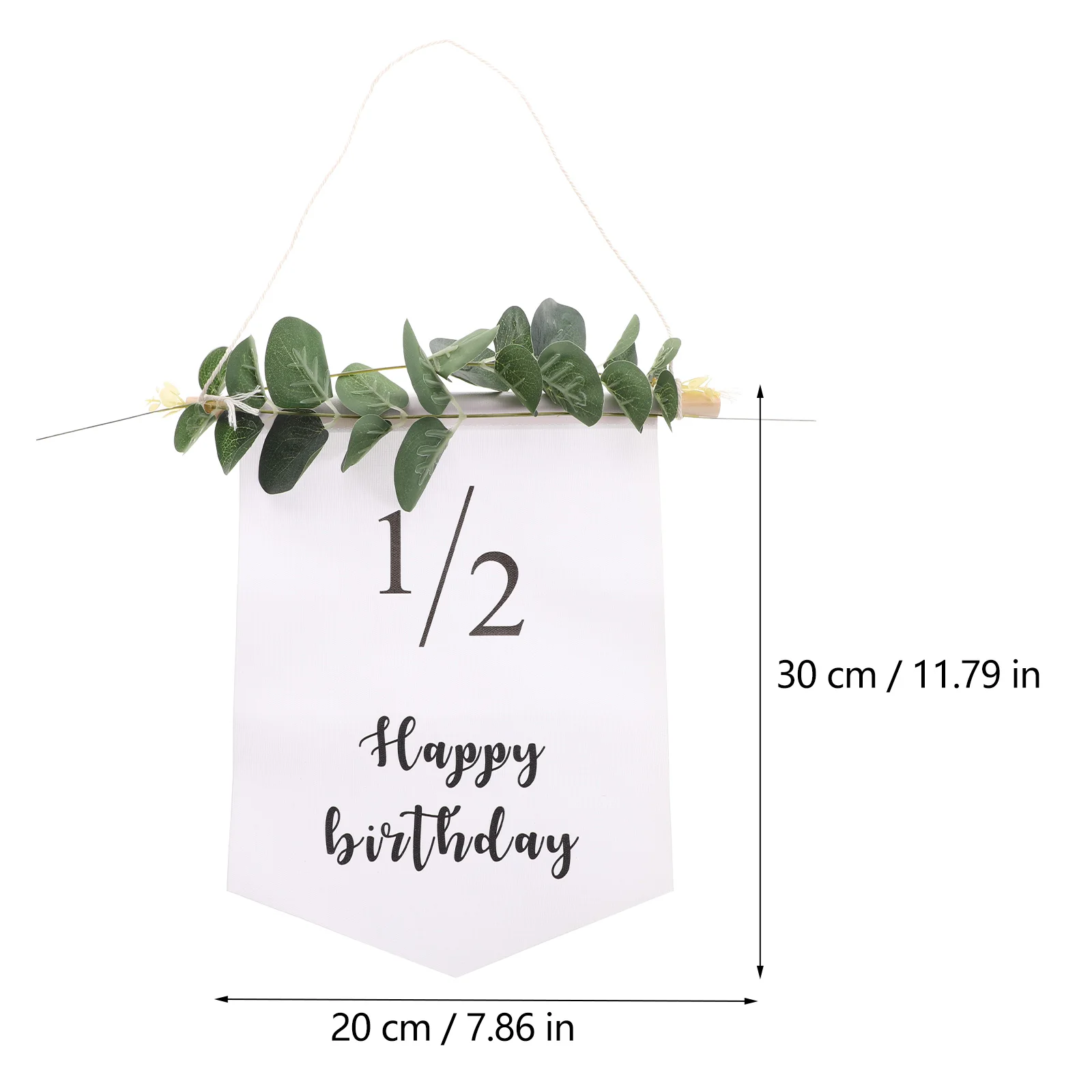 

1 set Forest Theme Hanging Bunting Decorations 1/2 Birthday Party Banner for Baby Boy Girl 6 Month Celebration Party Decoration