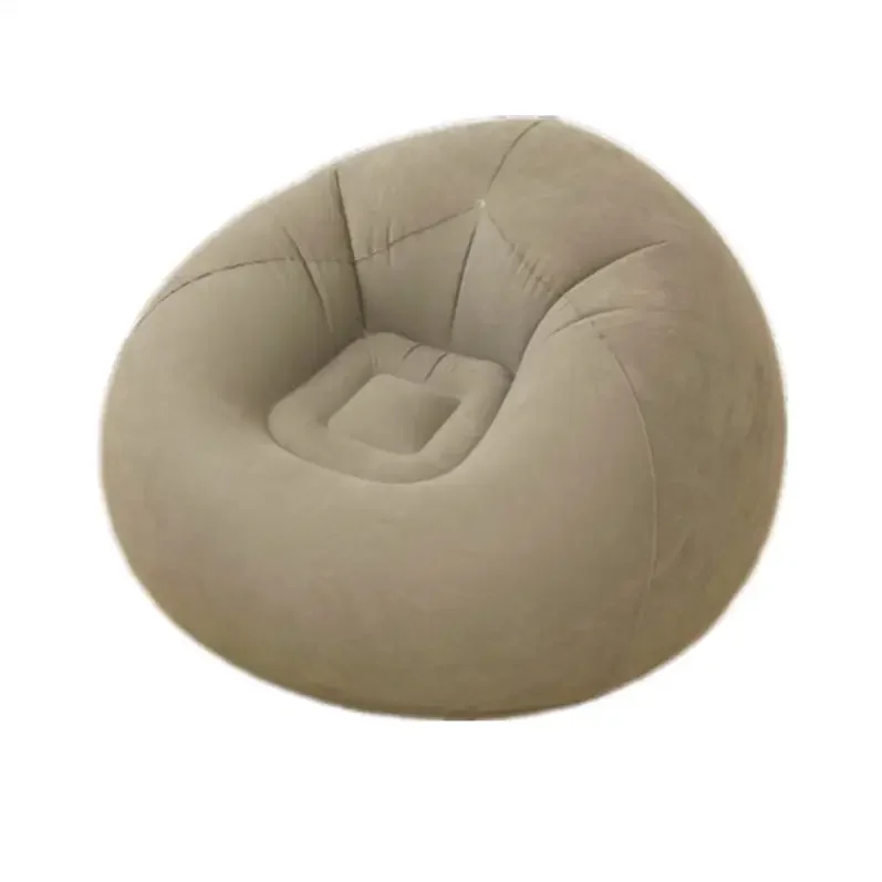 

Lazy inflatable sofa becomes leisure thick sofa bed.