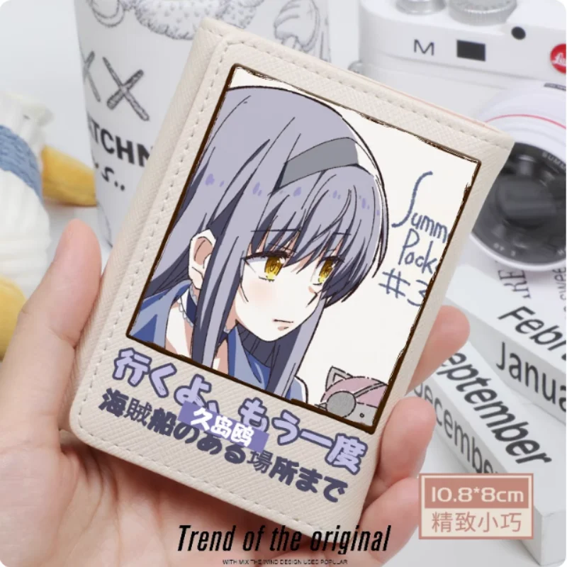 

Summer Pockets Kushima Kamome Fashion Wallet PU Purse Card Holder Hasp Money Bag Cosplay Gift B2389