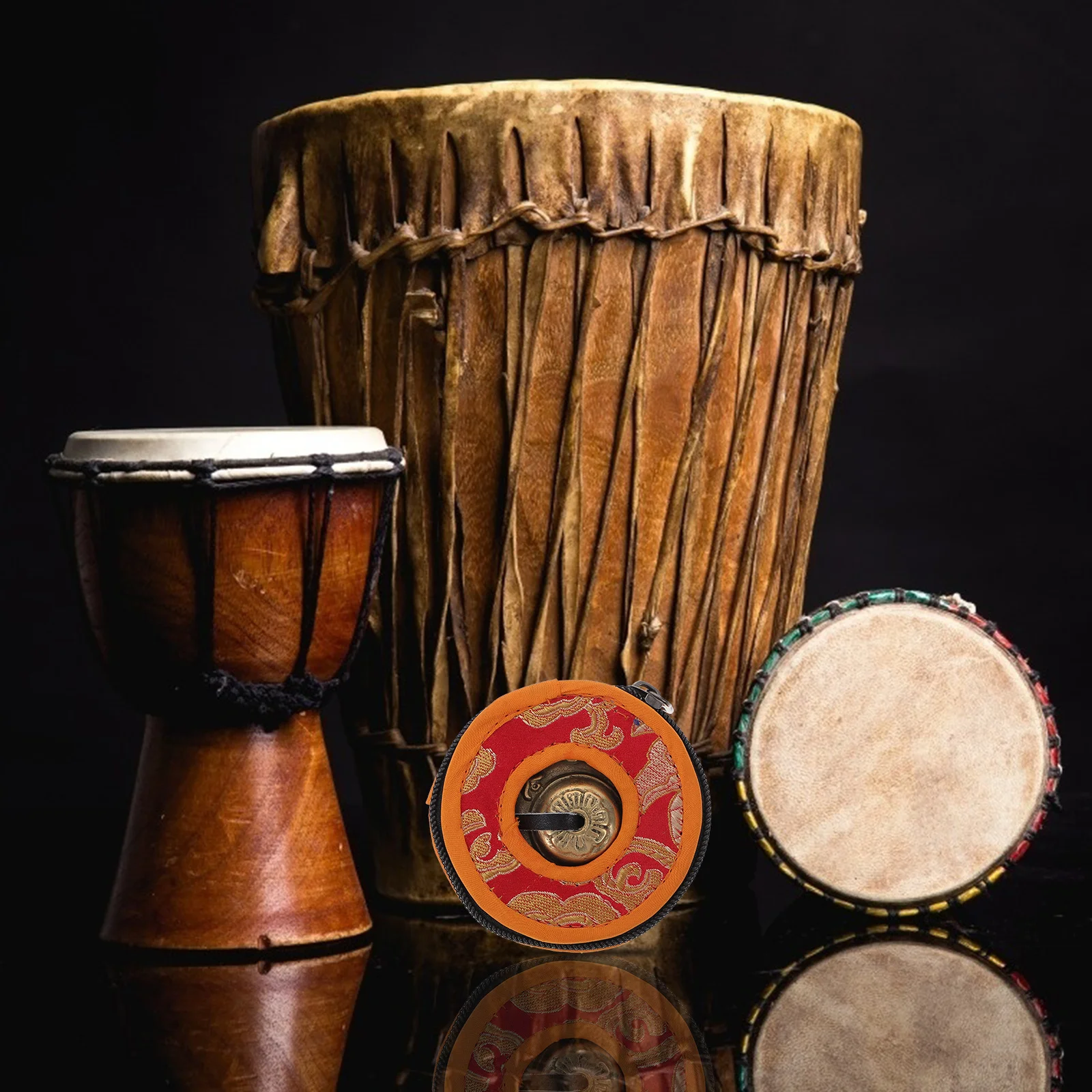 

1Set Yoga Meditation Cymbal Bell Durable Clear High Pitched Tone Portable Tingsha Bell Religious Musical Apparatus