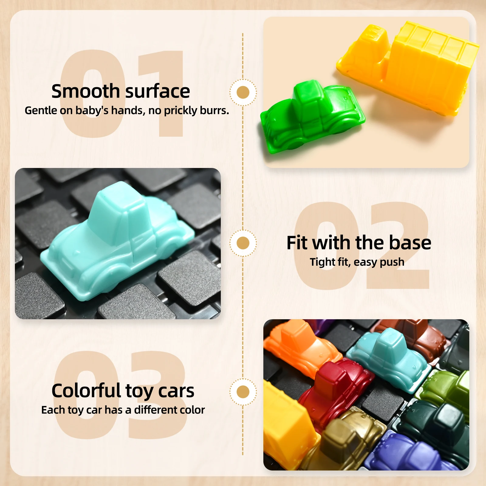 Dziecięca gra logiczna Huarong Road, zabawka biurkowa do wyścigów, układanka samochodowa Rush Hour, gra o ruchu drogowym, gra logiczna, prezent.