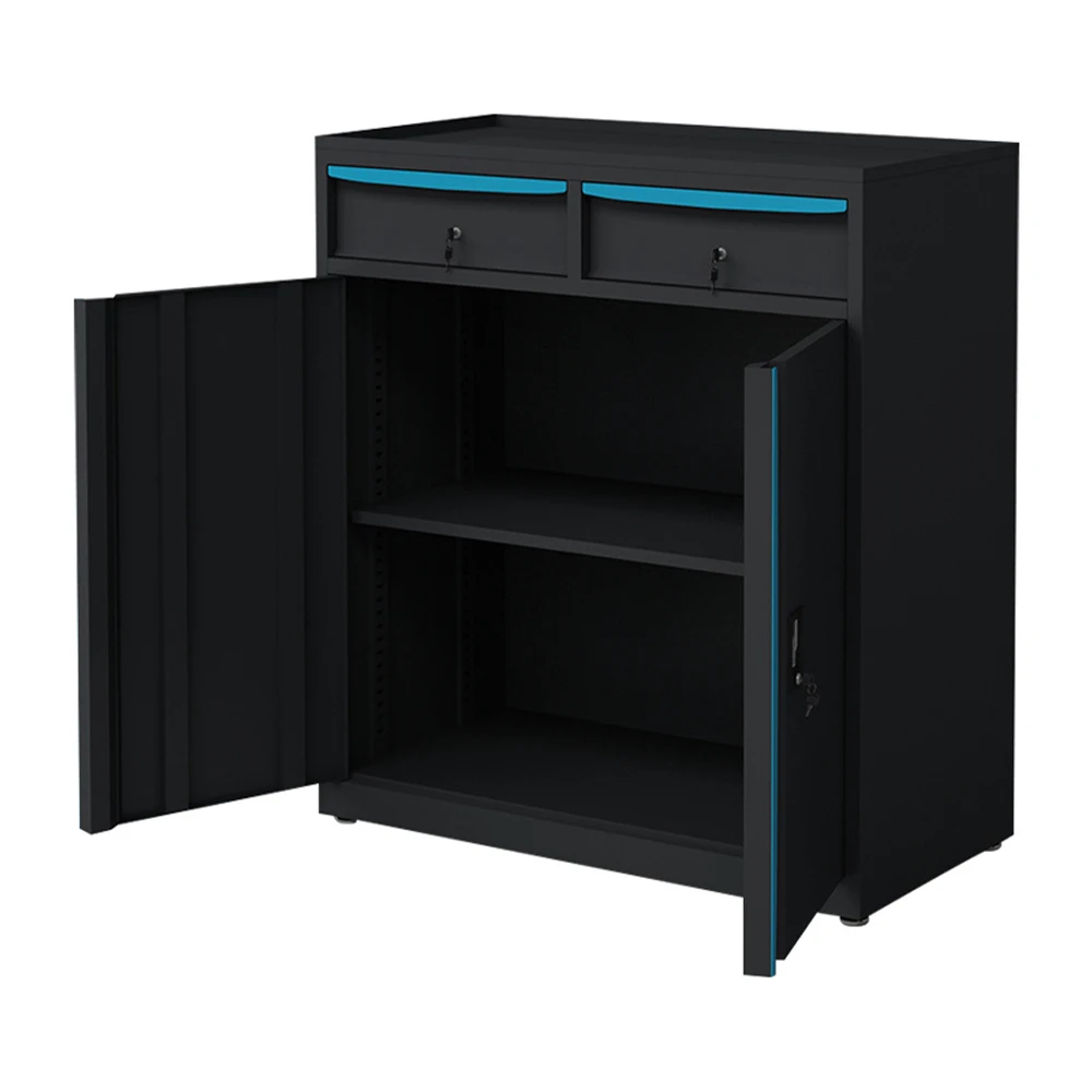 

Blue And Black Wall Mount Tool Cabinet Craftsman Garage Organizer Steel Garage Drawer Cabinet