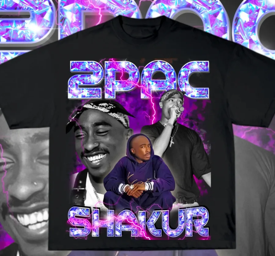 

Tupac Png T-Shirt Hiphop Repper Merch Gift For Fans All Sizes S-5Xl