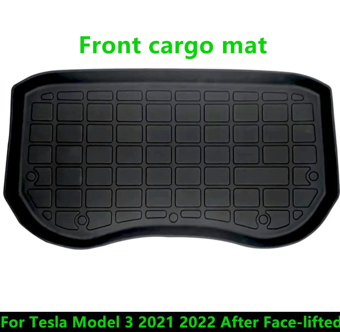Frunk Front All Weather Cargo Trunk Liner Mat For Tesla Model 3 2021 2022 2023