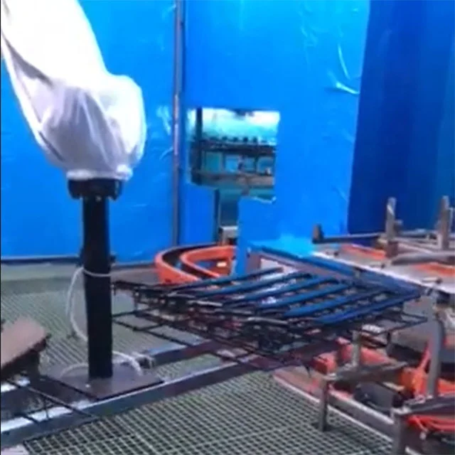 Automatic Powder Coating Production Line Equipment for Steel Substrate Paint Spraying PLC Components