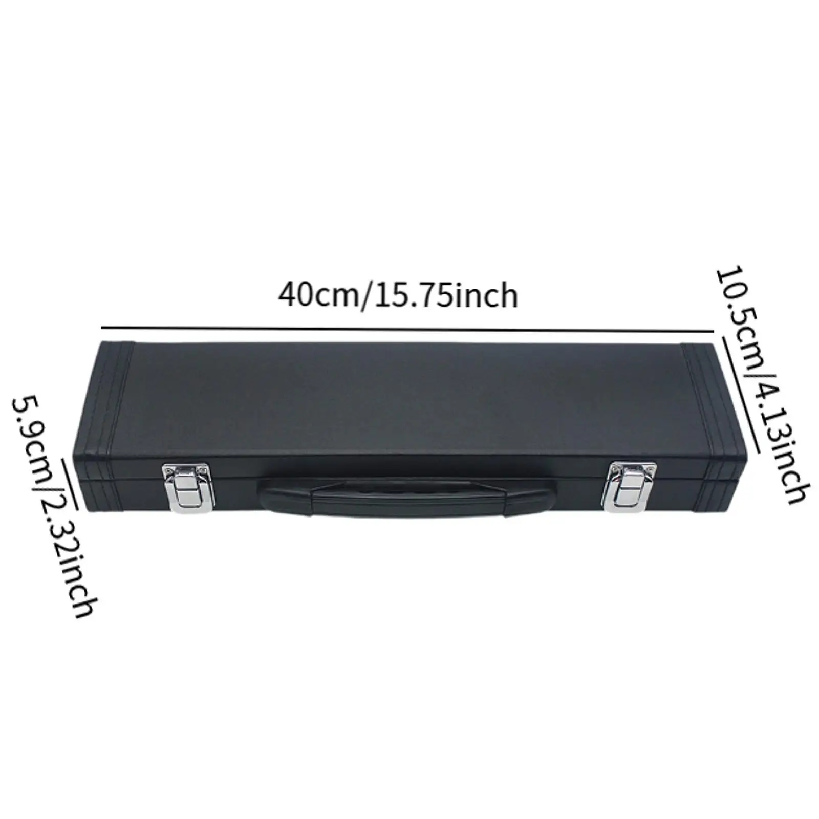 Flute Bag Flute Carry Gig Bag Lockable for 16 Holes Flute with Handle Flute Carrying Case Wear Resistant Flute Carry Gig Bag