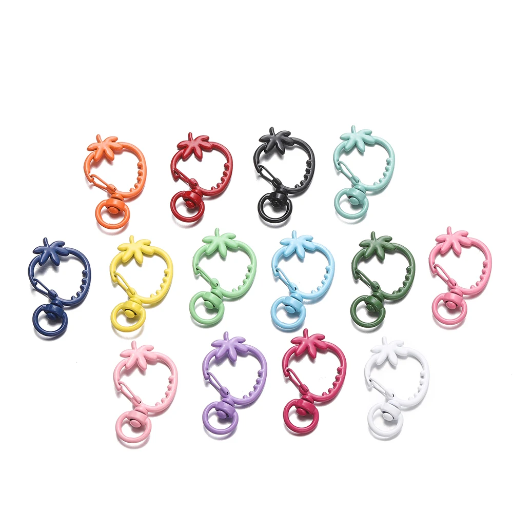 5pcs/lot Mix Snap Hook Trigger Clips Buckles For Keychain Lobster Clasp Hooks Key Ring Clasp DIY Jewelry Making Supplies