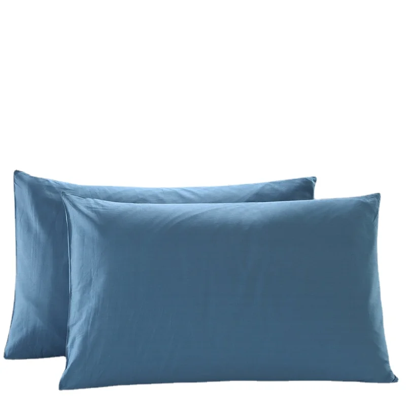 

Active Twill Cotton Pillowcase, Single Double Cotton Pillowcase Pillowcloth, Solid Color Home Textile Bedding