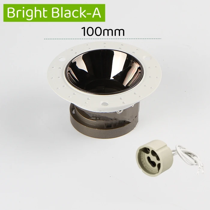 Smalle Velg Verzonken Led Plafond Downlight Anti-Glare Mount Frame GU10/MR16 Lamp Socket Base Indoor Spot Verlichting montage Beugel