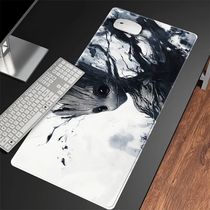 [معتمد] أبطال في أطراف أصابعك!" لوحة ماوس Marvel Universe Superhero Groot Gaming Mouse Pad Office لوحة مفاتيح هدية لـ