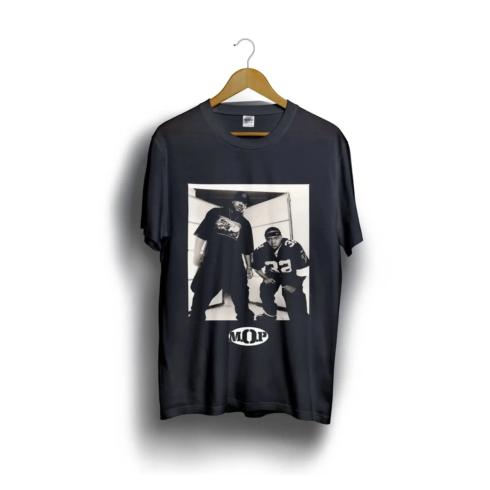 GROUP MOP Mash Out Posse HIPHOP Black T Shirt Size S 5XL vintage Washed Versatile Stretched Casual Comfortable fashion