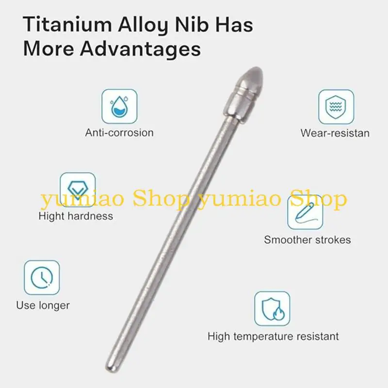 

587b 2pc тонкий наконечник точки гладкие шариковые пруты для Boox Max3 Замечание 2 стилус -ручка