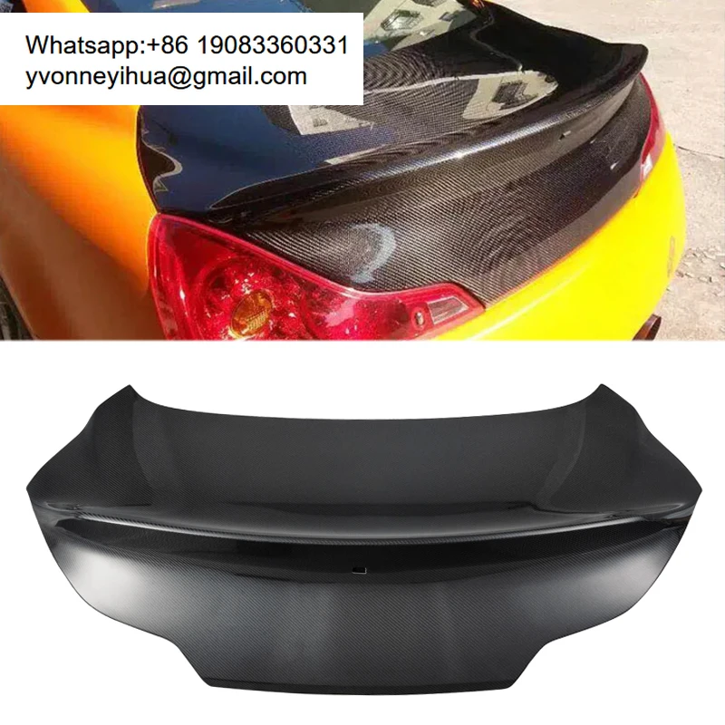 

High Quality Cls Style Trunk Lid For Infiniti G37 Cpv36 Coupe Carbon Fiber Rear Trunk Boot Lid