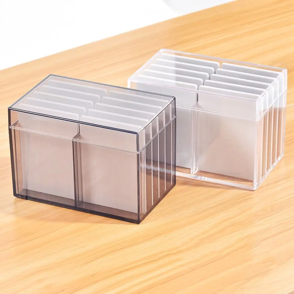 

10-Layer Acrylic Eyelash Storage Box Spacious Dust Cover Lash Tile Palette Organizer Space Saving Eyelash Plates