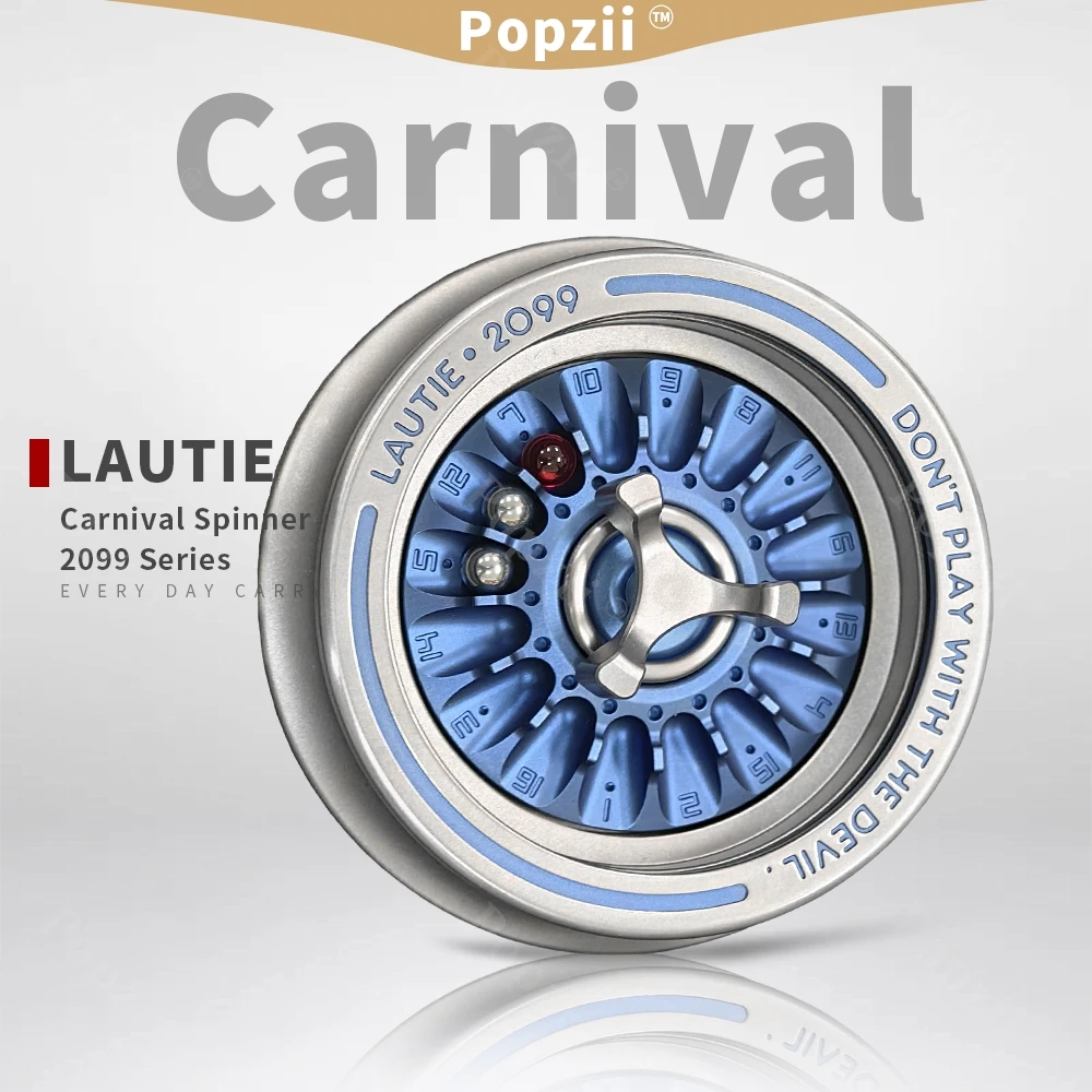 LAUTIE Carnival Spinner Spinning Top Fidgeting Toy EDC Table Ornament Office Stress Relief Gadgets Antistress Adult Sensory Toys