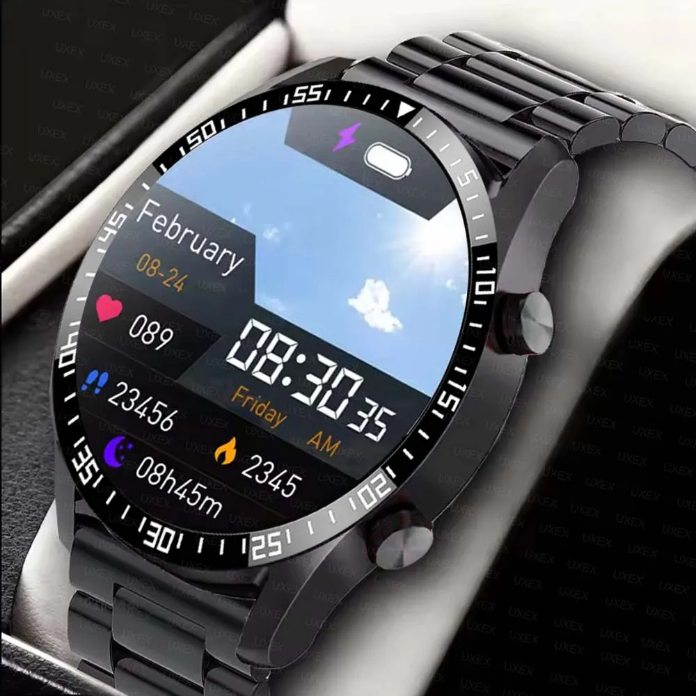 الساعات الذكية الكلاسيكية الرجال النساء HD شاشة بلوتوث دعوة GPS المقتفي الصحة المقتفي هدية عيد Diy بها بنفسك الوجه الساعات متعددة الوظائف #1