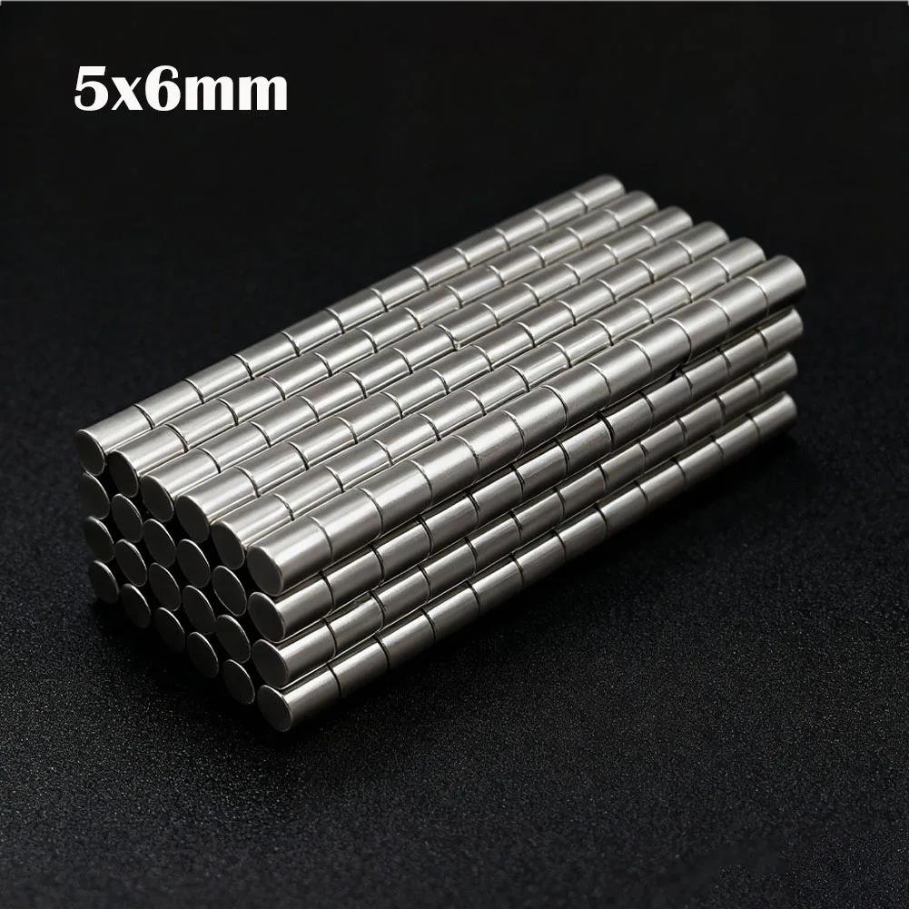 10-200 قطعة 5x6 مللي متر سوبر قوية مغناطيس دائري مغناطيس النيوديميوم N35 ندفيب مغناطيس قوي دائم المغناطيسي Imanes المغناطيسي ورقة #1