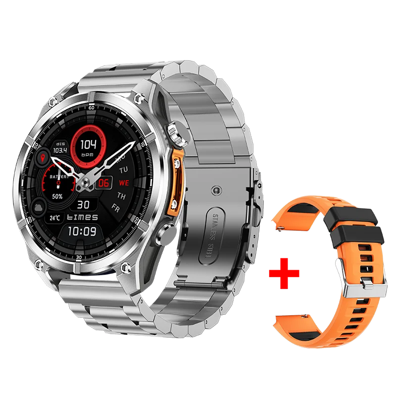 NOWY Smartwatch 2025 Damski Męski Zegarek Sportowy Fitness Połączenia Bluetooth Monitor Tętna Wodoodporny Smartwatch Dla IOS Android