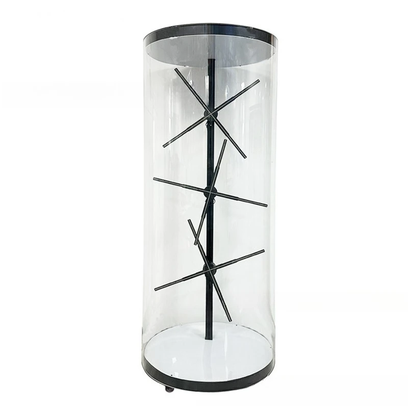 Digital human holographic fan stereo projector, rotating LED light aerial imaging cylindrical