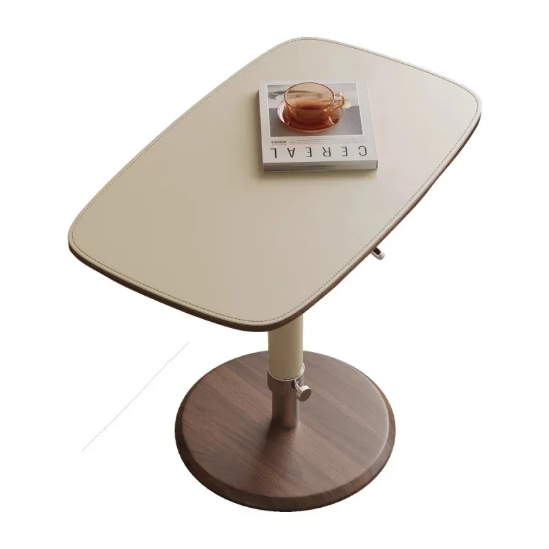 Light luxury, simple and convenient lifting coffee table, household sofa, bedside living room, Italian small table