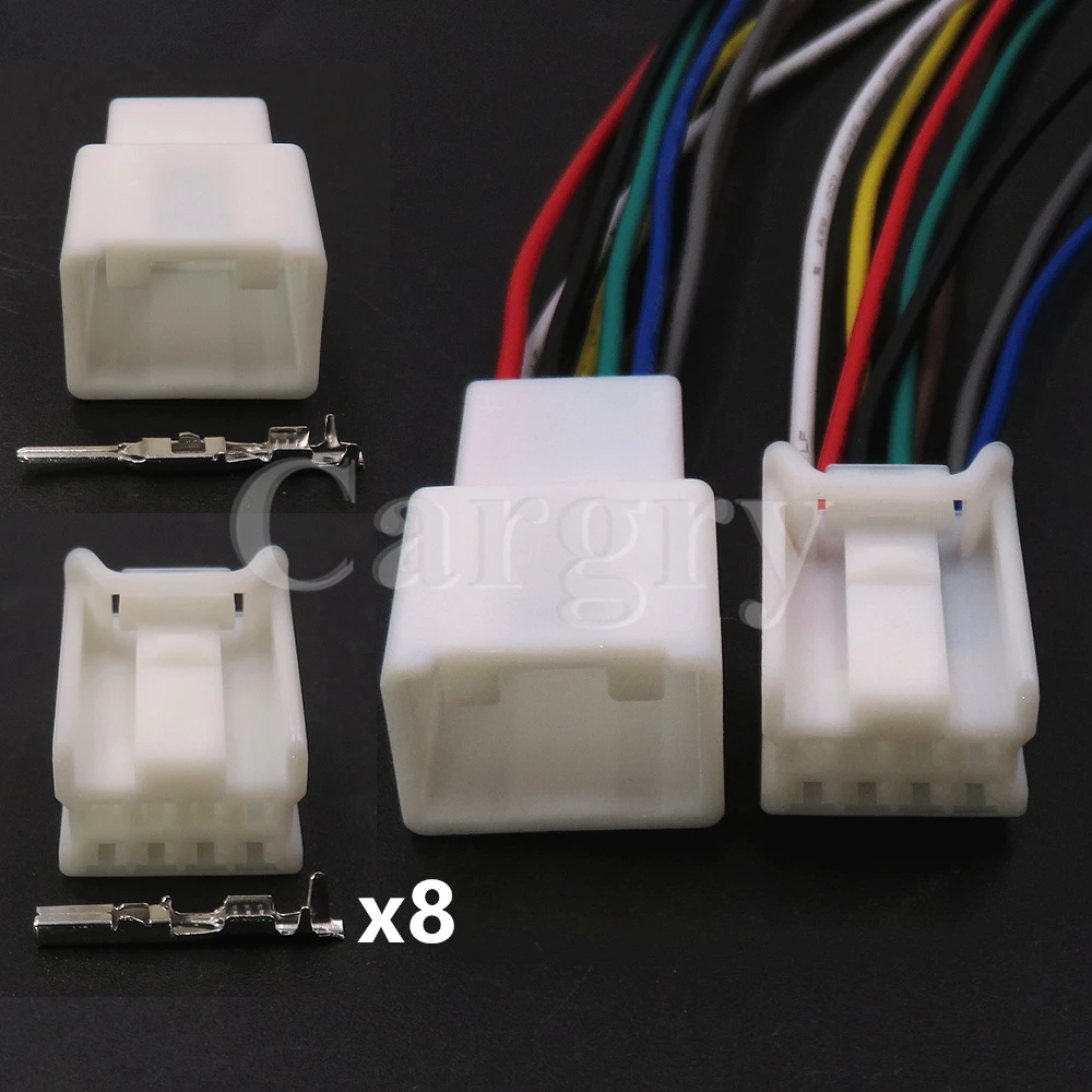 1 Set 8P 6098-5686 6098-5695 Automobile Accessories Car Starter Electric Wire Unsealed Male Female Connector