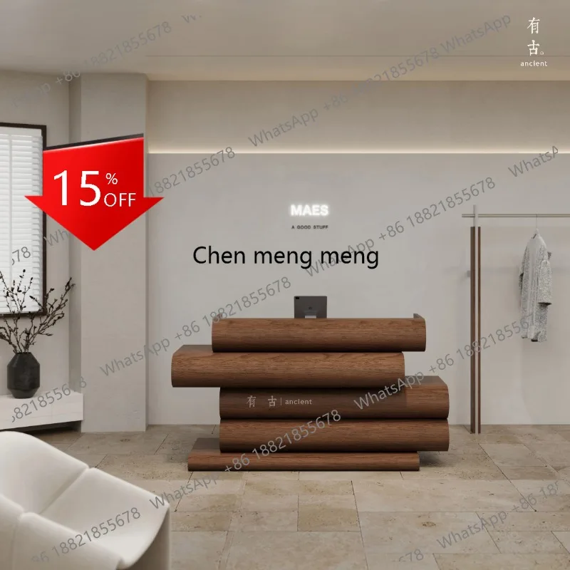 

A139 Design Service Reception Desks Elegant Counter Display Welcome Reception Desks Front Stands Mostrador De Tienda Office Furn