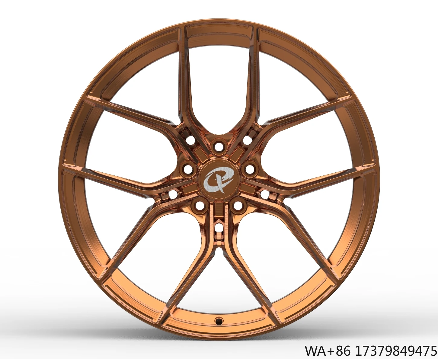 

High Performance 6061-T6 Aluminum Alloy Forged Wheels Bronze Custom Forged Rims for Audi A8 A6L Q5