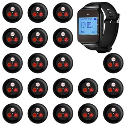 Restaurant Pager Wireless Waiter Calling System Watch Receiver Call Button For Cafe Clinic Dentist