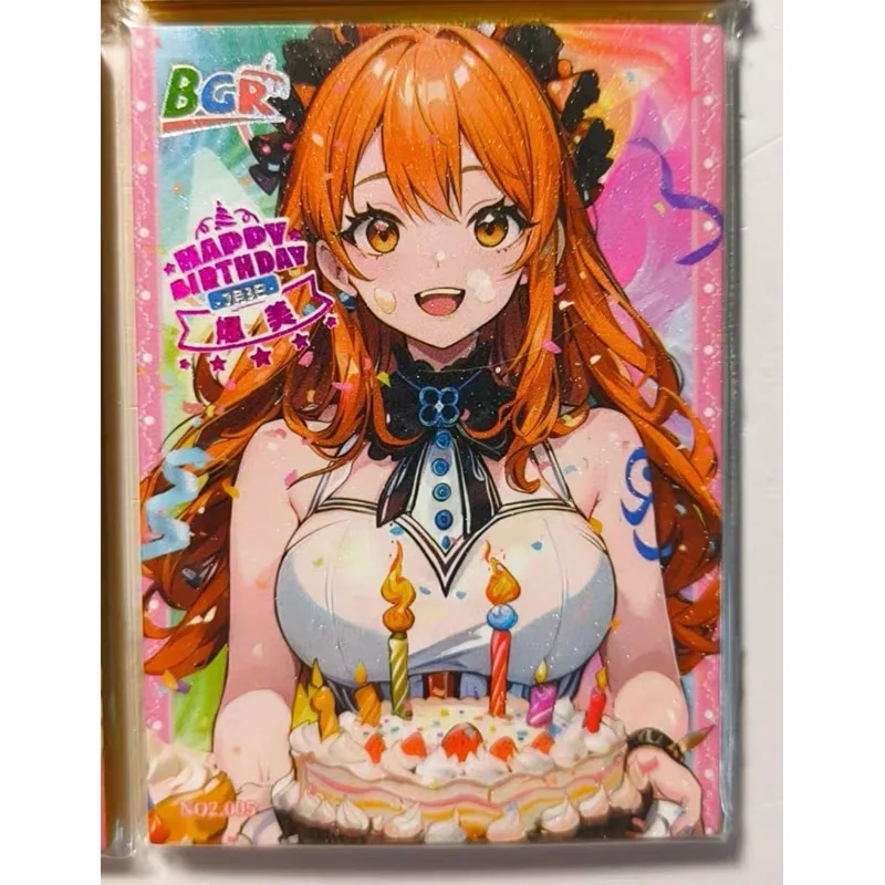 애니메이션 원피스 BGR 카드 루피 조로 산지 에이스 쵸파 나미 핸콕 우타 컬렉션 카드 크리스마스 생일 선물 어린이 장난감