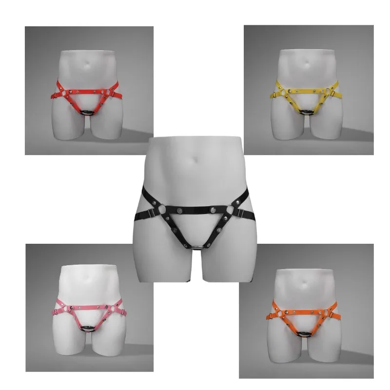 New 4-Way Chastity Cage Belt Penis CB Lock Strap Silicone Shaper Washable Strap Suitable for Waist Sizes 60–110cm Erotic Sex Toy - Image 6