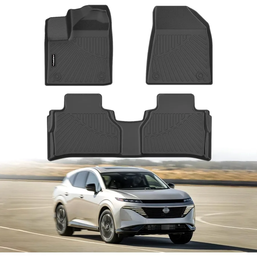 

AllWeather Car Floor Mats for 2025 2026 Nissan Murano TPE Rubber Floor Liners with AntiSlip Backing Full Set Designed for Ultim