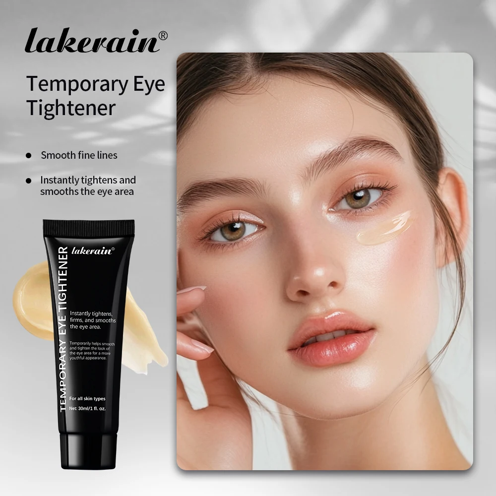 Lakerain Temporary Firming Eye Cream Smooth Fine Lines Deep Wrinkles Reduces Dark Circles Puffiness Firm Delicate Eyes Skin