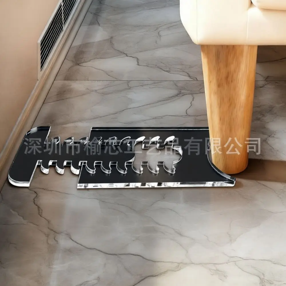 Transparent Acrylic Wall Buffer Adjustable Spacer For Furniture Anti Scratch Fireproof Guard Home Supply Hardware