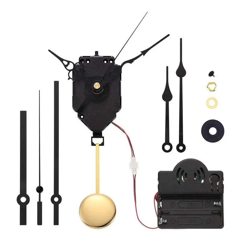 A13Z-Modern Pendulum Clock Movement Set Clock Works Battery Operated Clock Motor With Hands And Chime
