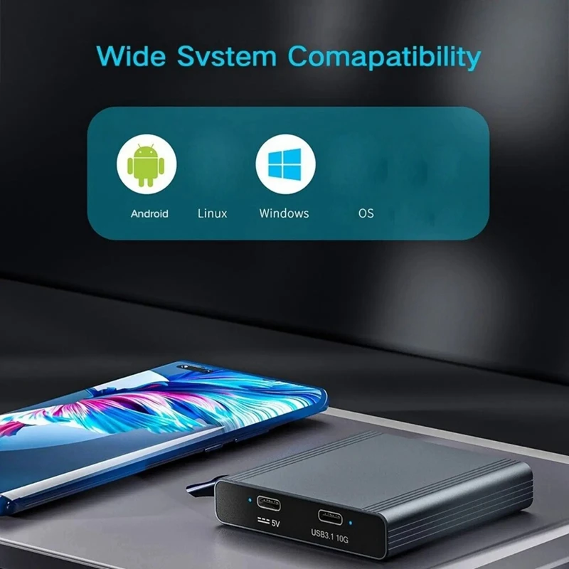 Card Reader For Cfexpress Type A + Type B + SD Memory Card 3-In-1 High Speed 10Gbps Data Transfer USB 3.1 Gen 2