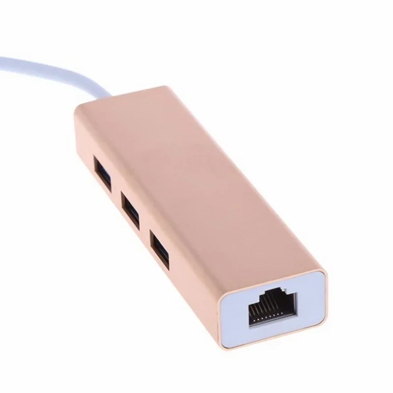 Type-C To Gigabit Ethernet RJ45 LAN Network Card Adapter USB 3.0 3.1 Hub Network Adapter for MacBook Windows 7/8/10