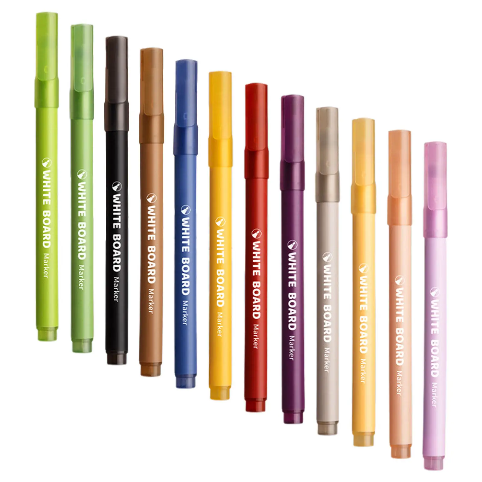 12Pcs Colorful Liquid Chalk Markers Dry Erase Whiteboard Pens Set Easy Erase Clean No Residue for Teachers Students Classroom