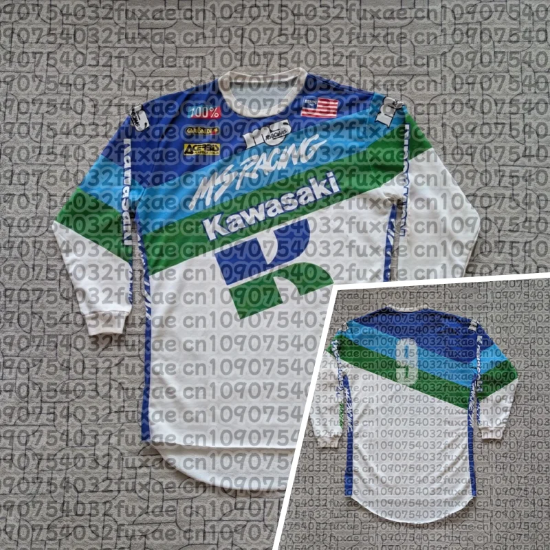 

Kawasaki MotorcycleSummer New Quick drying Breathable Fashion Adult and Children's Mountain Off road Riding Long Sleeve Clothing