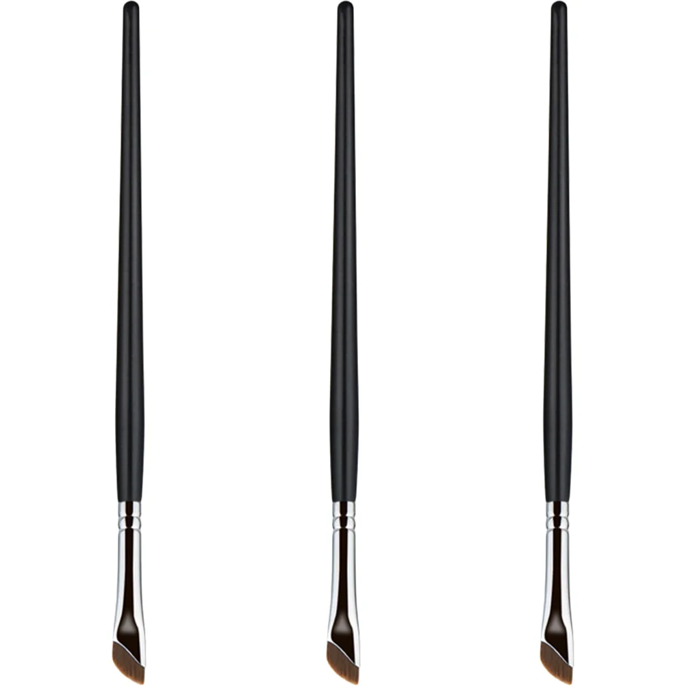 

3 Pcs Eyebrow Brush for Eyebrows Eyeliner Tool Pencil Flat Concealer Eyeshadow Makeup Brushes Angled